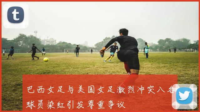 巴西女足与美国女足激烈冲突八名球员染红引发尊重争议
