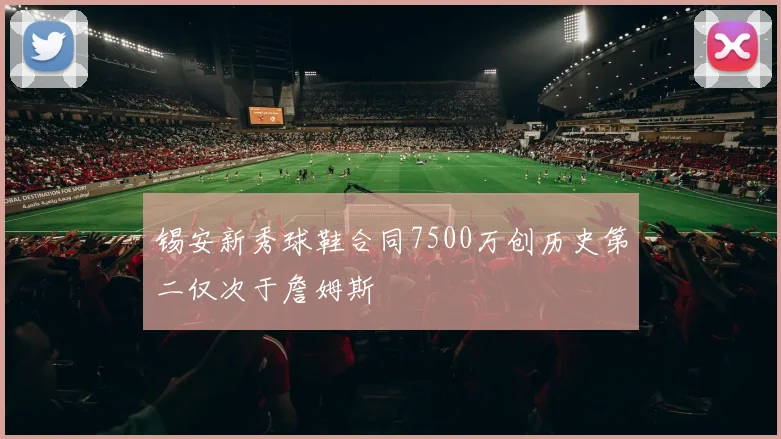 锡安新秀球鞋合同7500万创历史第二仅次于詹姆斯